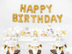 Picture of FOIL BALLOON HAPPY BIRTHDAY GOLD 340 X 35CM